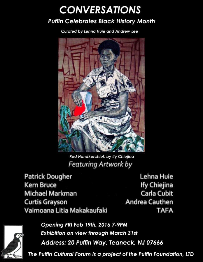 Conversations Exhibition Flyer